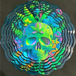 Skull Wind Spinner - NEW